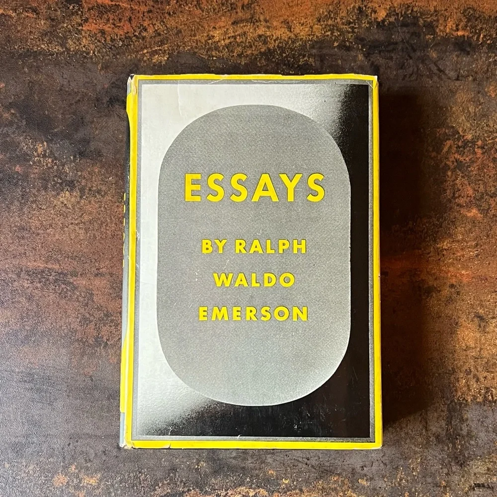 Vintage Copy of “Essays” 1st & 2nd Series by Ralph Waldo Emerson, Hardcover